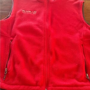 CROSSLAND PMG  Red fleece Unisex Vest XL. With Lexus Logo